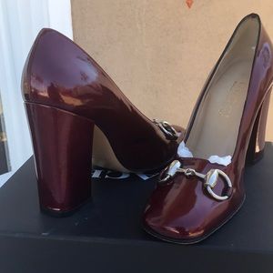 New WOT Gucci Horse-bit (Rare) Red patent leather